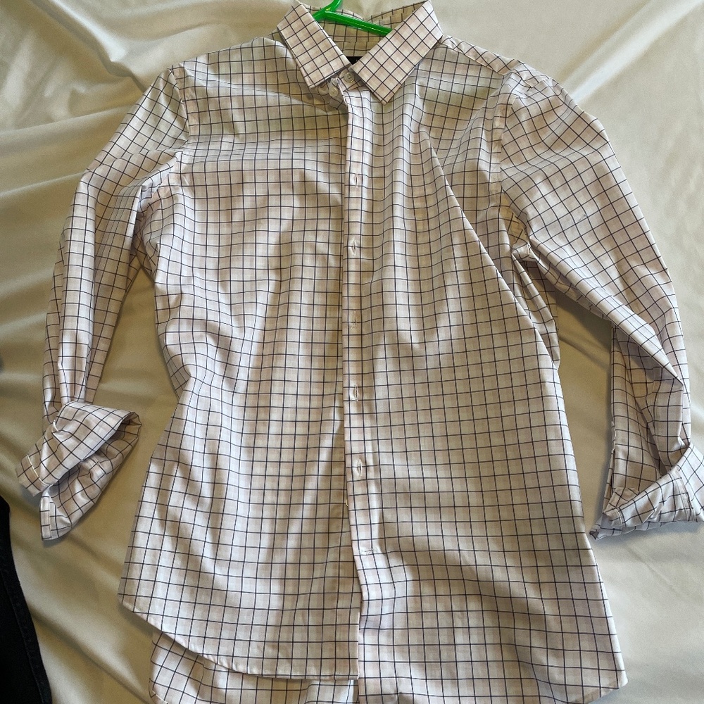 Express Extra slim performance stretch dress shirt